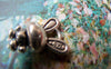 Accessories - 10 Pcs Of Antique Silver Love Rabbit Charms Pendants 13x16mm A1172