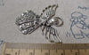 Accessories - 10 Pcs Of Antique Silver Lovely Angel Charms Pendants 38x42mm A6876
