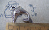 Accessories - 10 Pcs Of Antique Silver Lovely Dolphin Charms 24mm A3027