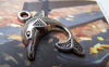Accessories - 10 Pcs Of Antique Silver Lovely Dolphin Charms 24mm A3027