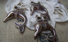 Accessories - 10 Pcs Of Antique Silver Lovely Dolphin Charms 24mm A3027