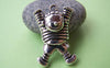 Accessories - 10 Pcs Of Antique Silver Lovely Little Boy Charms 23x35mm A1562