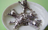 Accessories - 10 Pcs Of Antique Silver Lovely Little Boy Charms 23x35mm A1562