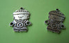 Accessories - 10 Pcs Of Antique Silver Lovely Little Boy Charms Double Sided 17x28mm A1532