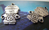 Accessories - 10 Pcs Of Antique Silver Lovely Little Boy Charms Double Sided 17x28mm A1532