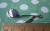 Accessories - 10 Pcs Of Antique Silver Lovely Music Note Charms 22x40mm A1649