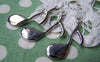 Accessories - 10 Pcs Of Antique Silver Lovely Music Note Charms 22x40mm A1649