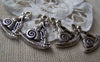 Accessories - 10 Pcs Of Antique Silver Lovely Snail Girl Charms 21x24mm A2738