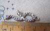 Accessories - 10 Pcs Of Antique Silver Lovely Snake Charms 11x30mm A4560