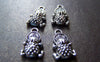 Accessories - 10 Pcs Of Antique Silver Lucky Money Toad Frog Charms 11x17mm A1365