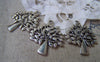 Accessories - 10 Pcs Of Antique Silver Lush Tree Charms Pendants 24x28mm A1003