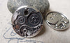 Accessories - 10 Pcs Of Antique Silver Mechanical Watch Clock Pendants 25mm A6863