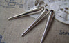 Accessories - 10 Pcs Of Antique Silver Metal Pin Spikes Charms 5x34mm A2978