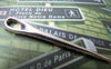 Accessories - 10 Pcs Of Antique Silver Metal Pin Spikes Charms 5x39mm A866