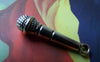 Accessories - 10 Pcs Of Antique Silver Microphone Charms 7x27mm A844