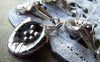 Accessories - 10 Pcs Of Antique Silver Morning Glory Flower Pendants Charms 16x28mm A957