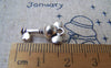 Accessories - 10 Pcs Of Antique Silver Mouse Key Charms 12x17mm A3997