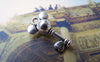 Accessories - 10 Pcs Of Antique Silver Mouse Key Charms 12x17mm A3997