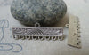 Accessories - 10 Pcs Of Antique Silver Multiple Loops Rectangular Connectors 8x72mm A5970