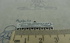 Accessories - 10 Pcs Of Antique Silver Multiple Loops Rectangular Connectors 8x72mm A5970