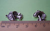 Accessories - 10 Pcs Of Antique Silver Mushroom Charms 18x20mm A1626