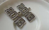 Accessories - 10 Pcs Of Antique Silver Number 2013 Charms 18x33mm A6191