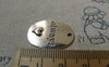 Accessories - 10 Pcs Of Antique Silver Oval Heart Charms 18x26mm A6560