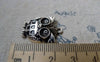 Accessories - 10 Pcs Of Antique Silver Owl Pendants Charms 17x23mm A6359