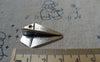 Accessories - 10 Pcs Of Antique Silver Paper Plane Charms Pendants 21x31mm A5467