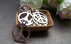 Accessories - 10 Pcs Of Antique Silver Peace Symbol Charms 20mm A3657