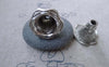 Accessories - 10 Pcs Of Antique Silver Pewter Flower Bead Caps 17x22mm A7753