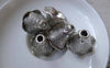 Accessories - 10 Pcs Of Antique Silver Pewter Flower Bead Caps 17x22mm A7753