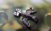 Accessories - 10 Pcs Of Antique Silver Pigeon Carrying Mail Charms 18x19mm A804