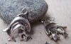 Accessories - 10 Pcs Of Antique Silver Pisces The Fish Constellation Charms 18x25mm A1145