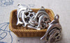 Accessories - 10 Pcs Of Antique Silver Pisces The Fish Constellation Charms 18x25mm A1145