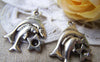 Accessories - 10 Pcs Of Antique Silver Pisces The Fish Constellation Charms 18x25mm A1145