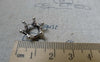 Accessories - 10 Pcs Of Antique Silver Princess Crown Ring Charms 8x14mm A6125