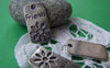 Accessories - 10 Pcs Of Antique Silver Rectangular Charms 12x23mm A1371