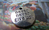 Accessories - 10 Pcs Of Antique Silver Round Charms 20mm A1334