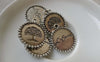 Accessories - 10 Pcs Of Antique Silver Round Peace Tree Charms 20mm A6615