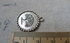 Accessories - 10 Pcs Of Antique Silver Round Peace Tree Charms 20mm A6615
