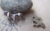 Accessories - 10 Pcs Of Antique Silver Running Horse Charms 15x18mm A1177