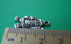 Accessories - 10 Pcs Of Antique Silver Santa Claus Father Christmas Charms A4153