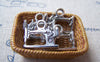 Accessories - 10 Pcs Of Antique Silver Sewing Machine Charms 14x18mm A864