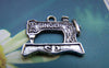Accessories - 10 Pcs Of Antique Silver Sewing Machine Charms 18x20mm A1332