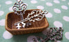 Accessories - 10 Pcs Of Antique Silver Skeleton Key Charms Pendants 16x36mm A1229