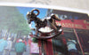 Accessories - 10 Pcs Of Antique Silver Small Rocking Horse Charms 15x15mm A1154