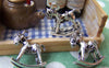 Accessories - 10 Pcs Of Antique Silver Small Rocking Horse Charms 16x17mm A1227
