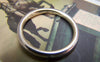 Accessories - 10 Pcs Of Antique Silver Smooth Round Circle Rings 25mm A2172