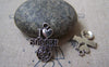 Accessories - 10 Pcs Of Antique Silver Soccer Charms 8x21mm A4965